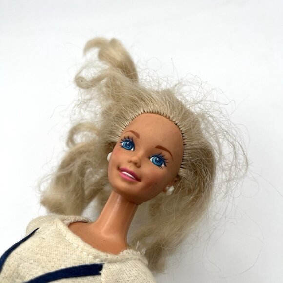 Vintage Barbie Doll 80s Outfit Mattel Indonesia 1966 Body Mold 1975 Head Retro - Picture 4 of 7